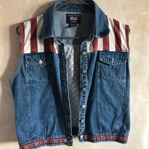 American flag vest